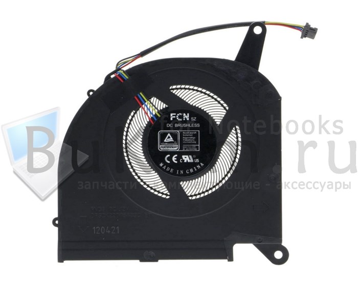 Вентилятор (CPU) 7mm Gigabyte Aorus 15G 15P 17P 17G KB Rx7g Rx5g Rp77 XB серии DC12V 0.5A (4pin) PLB07010S12HH - фото 25451