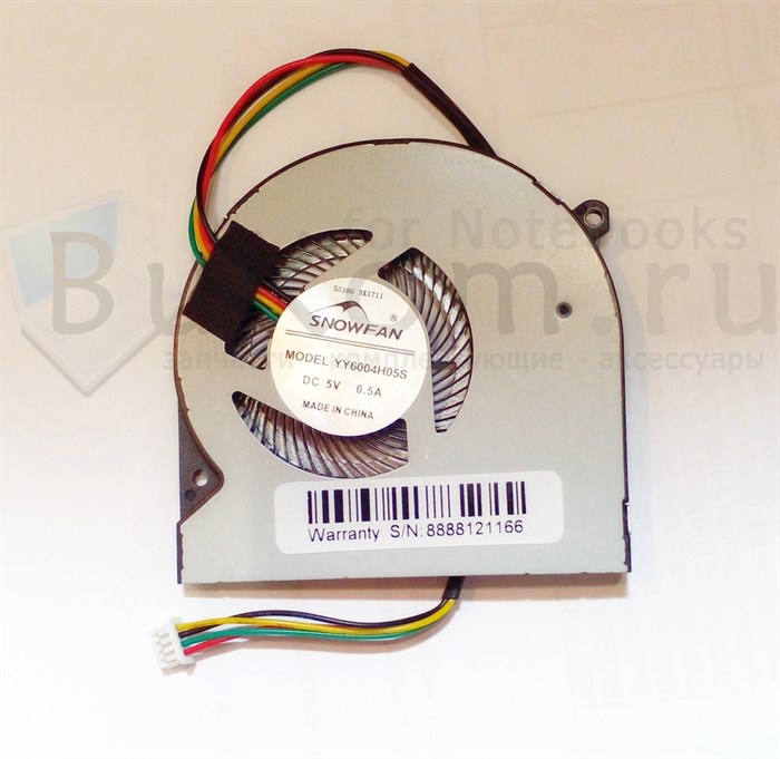 Вентилятор (разъём 1.25 Interfaces) MINI PC для Chuwi HeroBox Pro CWI527 RTDPART серии YY6004H05S DC5V 0.5A (4pin) - фото 25788