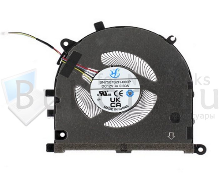 Вентилятор Версия 2 (CPU) ASUS Vivobook Pro15 OLED K6502Z K6502VJ K6502VU K6502VV K6502ZC серии FCN DFSCL42P16593B FPWU BN7507S2H-000P DC12V 0.6A (4pin) - фото 25805