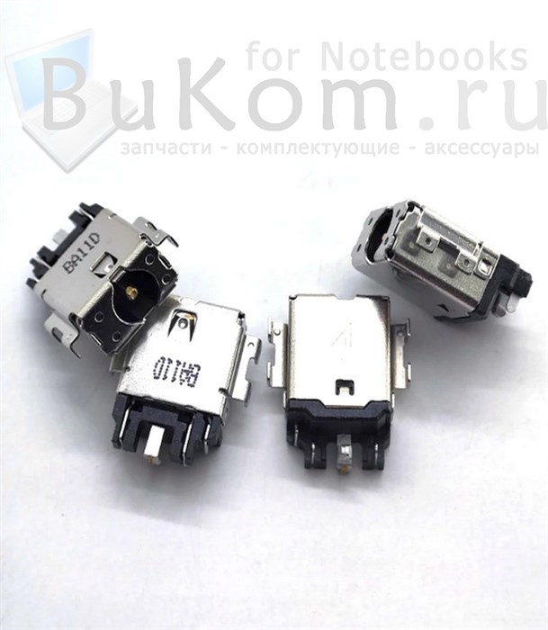 Разъем питания 4.0x1.35mm Asus K570 X570 L510 L510UA R429 R429MA VivoBook Flip TP401 TP410 TP202 TP202NA TP203 TP203N VivoBook E203 E203N E203NA E203MA E203M E203S E203SA Asus ZenBook Flip 13 UX362 UX362FA (4pin) - фото 25822
