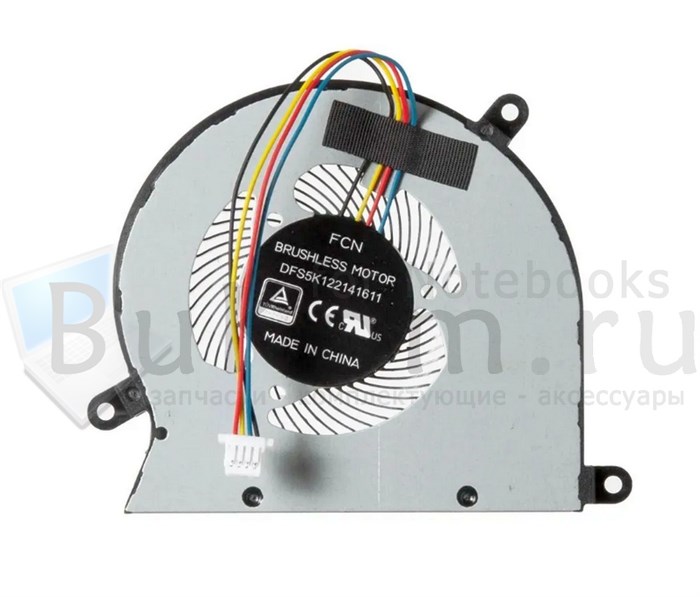 Вентилятор FCN для 11.6" Advent Tacto, iRU, DNS, Acer Aspire C22 C24 C27 Mechanical Revolution S1 PRO/S2 S2-01  SEPA HY60Q05P 308502P 405911P DFS1503059U0T FK0P 0.25A KL6005MLPA BF060A05P 0.3A hy52a05p  (4pin) DC5V - фото 25869
