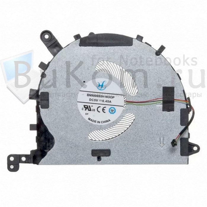 Вентилятор (Кулер) для Xiaomi RedmiBook 16 14 II MX350 XMA2001 XMA2007 AB/J серии DFS5K12115491N FMJS BN9006S5H-N00P DC5V 0.45A (4pin) - фото 25987