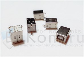 Разъем (гнездо) USB 2.0 USBB-1J-F прямая розетка на плату для принтера, мфу, сканера, кассы