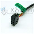 Разъем питания на кабеле Длина 10см для HP 14-e 15-d серии 8pin 747116-001 742822-FD1